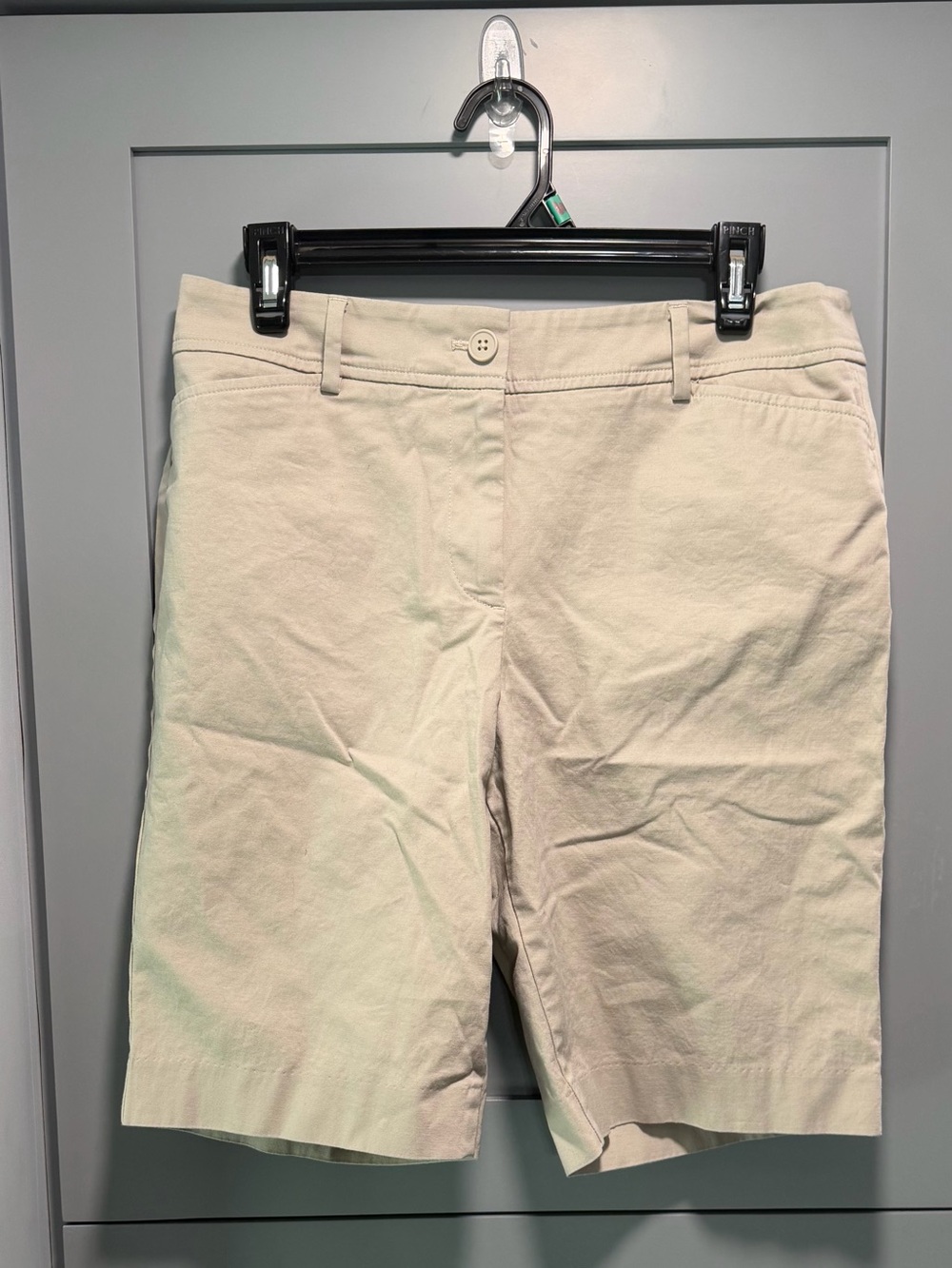 Talbots Cream Chino Bermuda Shorts